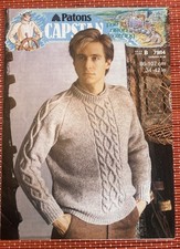 Mens aran crew for sale  WORCESTER