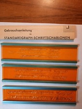Stck schriftschablonen techn gebraucht kaufen  Hamburg