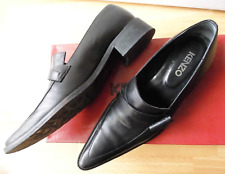 Mocassins cuir noir d'occasion  Nice-