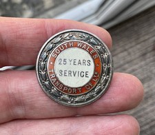 Vintage Safe Wales transport Co Ltd Serviço Prata Pin crachá ônibus motorista Swansea? comprar usado  Enviando para Brazil