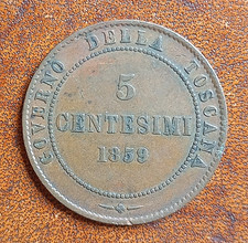 5 centesimi 1859 usato 5 centesimi 1859 usato San Giuliano Milanese