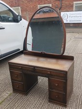 Antique oak kneehole for sale  SOUTHAM