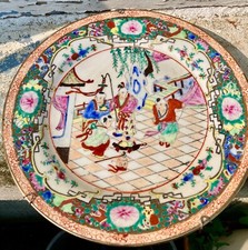 Grande assiette porcelaine d'occasion  Saint-Aubin-du-Cormier