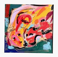 Peinture abstraite œuvre d'occasion  Fontaine