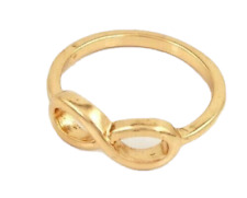 Anello dorato infinito usato  Vercelli