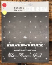 Manual de serviço cassete Marantz SD3000 M5060M *original* comprar usado  Enviando para Brazil