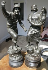 Pair tall antique for sale  HOVE