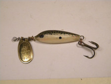 Isca artificial vintage Blue Fox Super Vibrax Minnow #1 giratória em linha Finlândia comprar usado  Enviando para Brazil