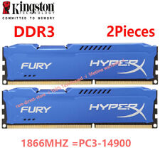 HyperX FURY 16GB KIT 2X 8GB 1866MHz PC3-14900 DDR3 Desktop DIMM Memória RAM Azul comprar usado  Enviando para Brazil