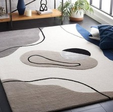 Tapete de área de lã multicolorido feito à mão | Tamanho personalizado | Casa de luxo  comprar usado  Enviando para Brazil