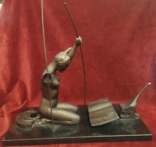 Scultura donna somala usato  Roma