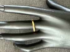 Anneau jaune carats d'occasion  Mornant
