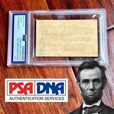 Abraham lincoln psa for sale  Wayne