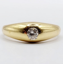 Bague jonc bombé d'occasion  Paris II