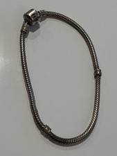 Pulseira corrente cobra fecho barrell original aposentada Pandora Moments - 7,5 polegadas comprar usado  Enviando para Brazil