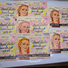 LOTE x8 DuroBelle Rede de Cabelo Estilo Cabelo Humano Marrom Escuro Malha DBL 35¢ Formato de Boné 3H comprar usado  Enviando para Brazil