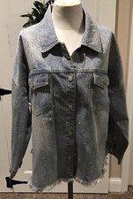 Geegeesparkle denim jacket for sale  Dublin