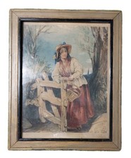 Beautiful victorian watercolou for sale  CROWTHORNE