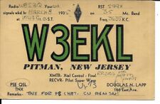 Usado, Cartão de rádio QSL 1935 Pitman New Jersey comprar usado  Enviando para Brazil