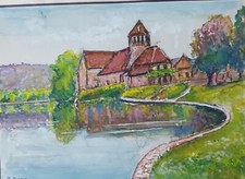 Aquarelle beaulieu dordogne d'occasion  Éguzon-Chantôme