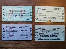 Old railway tickets for sale  DUNDEE
