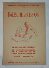 Ausstellung badischen secessio gebraucht kaufen  Eppelborn