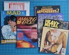 Lote de revistas de cómics - Heavy Metal - Epic - The Comics Journal - Mad - y más segunda mano  Embacar hacia Mexico