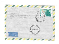Capa BRASIL 1980 enviada de Pedro Lessa Santos-SP para os EUA comprar usado  Enviando para Brazil