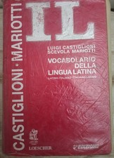 Vocabolario latino castiglioni usato  Ispica