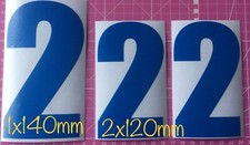 Blue racing number for sale  COALVILLE