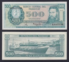 Banconota paraguay 500 usato  Chieri