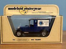 Matchbox yesteryear 1927 for sale  CHELMSFORD