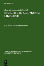 Insights germanic linguistics gebraucht kaufen  Neumünster