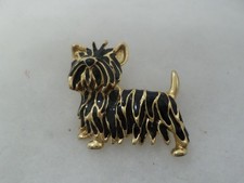 Goldtone black enamel for sale  READING