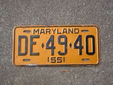 1955 maryland yellow for sale  Acworth
