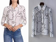 Camisa Top Mujer Alice + Olivia Floral Manga Larga Suelta segunda mano  Embacar hacia Mexico
