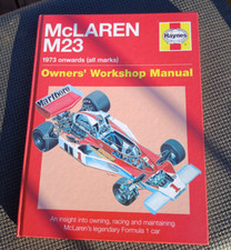 Mclaren m23 manual for sale  KETTERING