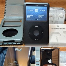 Apple iPod Classic 7ª Geração 160Gb MC297 Preto 28.000 CANÇÕES. NOVA BATERIA + EXTERIOR! comprar usado  Enviando para Brazil