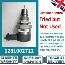 Fuel rail pressure for sale  SUTTON COLDFIELD