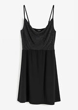 Kleid glitzereffekt schwarz gebraucht kaufen  Deutschland