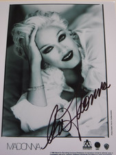 Madonna autographed black for sale  Racine