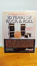 MARSHALL JCM-800 AMPLIFICADOR PILHA 1982 ANÚNCIO IMPRESSO 11 X 8.5 h3 comprar usado  Enviando para Brazil