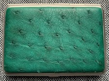 Tamponetui etui straussenleder gebraucht kaufen  Bietigheim-Bissingen