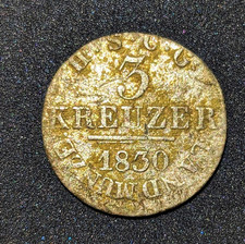 Kreuzer 1830 sachsen gebraucht kaufen  Berlin