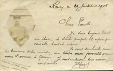 Militaire carte photo d'occasion  Genillé