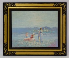 20. Jh. Stary obraz, Trzy kobiety w śródziemnomorskim krajobrazie, olej, 68 x 58 cm na sprzedaż 20. Jh. Stary obraz, Trzy kobiety w śródziemnomorskim krajobrazie, olej, 68 x 58 cm na sprzedaż  PL