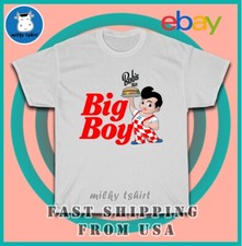 Nova Camiseta Masculina Bob's Big Boy Burgers Logo Tamanho Americano comprar usado  Enviando para Brazil