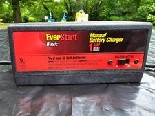 CARREGADOR DE BATERIA MANUAL BÁSICO EVERSTART 1 AMP TRICKLE CHARGE para 6 e 12 volts comprar usado  Enviando para Brazil