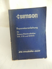 Ifa simson reparaturanleitung gebraucht kaufen  Oelsnitz