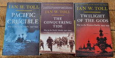 Ian W. Toll Pacific War Trilogy Complete Set 3 Book Mixed Lot WWII History comprar usado Ian W. Toll Pacific War Trilogy Complete Set 3 Book Mixed Lot WWII History comprar usado  Enviando para Brazil